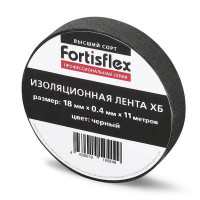 Изолента ХБ 18х0.4х11 черная (Fortiflex)