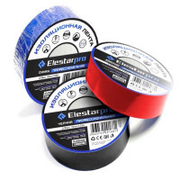 Изолента Elestarpro 0.18 19х25м белая (уп/10шт)